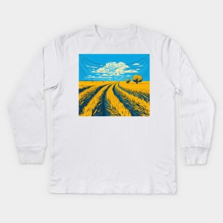 Ukraine Kids Long Sleeve T-Shirt